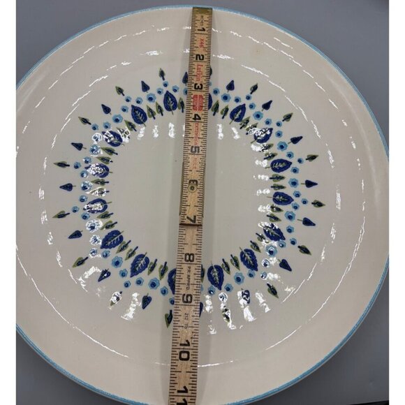 Vtg MCM Marcrest Swiss Alpine Chalet 3 Pc Platter Serving Bowl - Picture 14 of 14